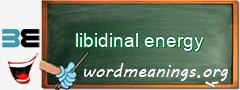 WordMeaning blackboard for libidinal energy
